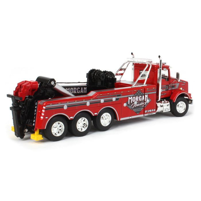 1/64 Kenworth T800 Day Cab w/ Miller Century 9055 Tri-axle Wrecker, Morgan Towing & Recovery