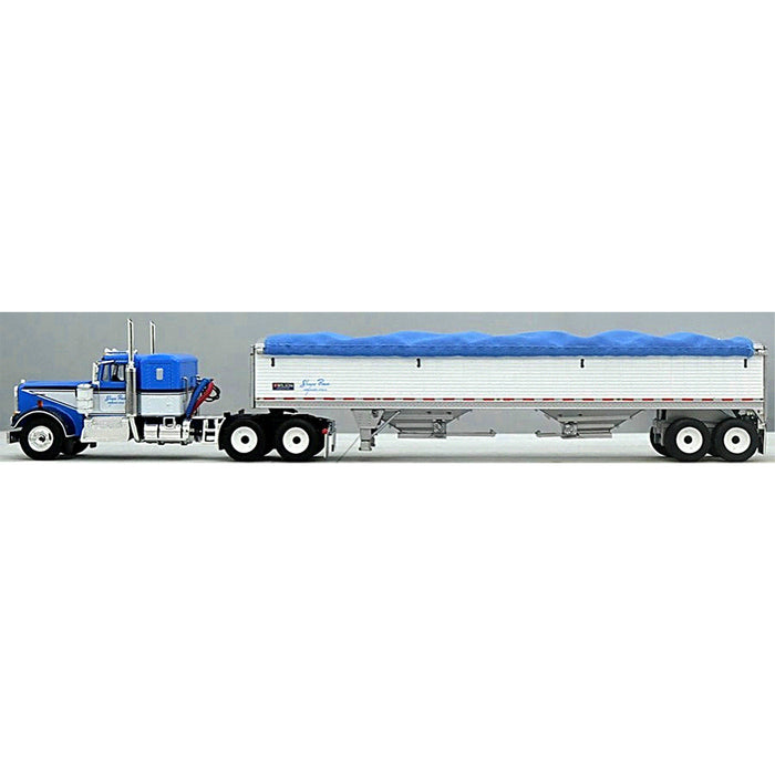 1/64 Kenworth W900A w/ 36in Sleeper & 42ft Grain Trailer, Shupe Bros, DCP by First Gear