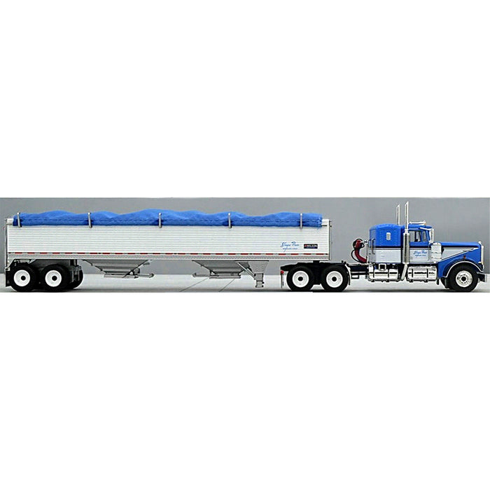 1/64 Kenworth W900A w/ 36in Sleeper & 42ft Grain Trailer, Shupe Bros, DCP by First Gear