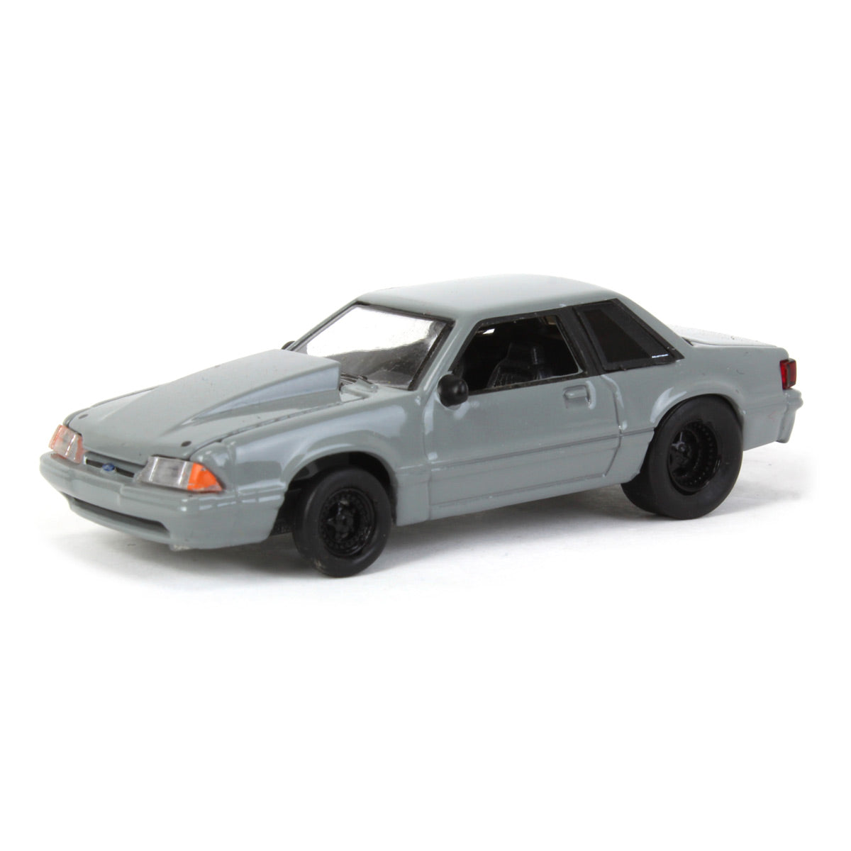 1/64 1993 Ford Mustang Gray Drag Car by GreenLight Collectibles