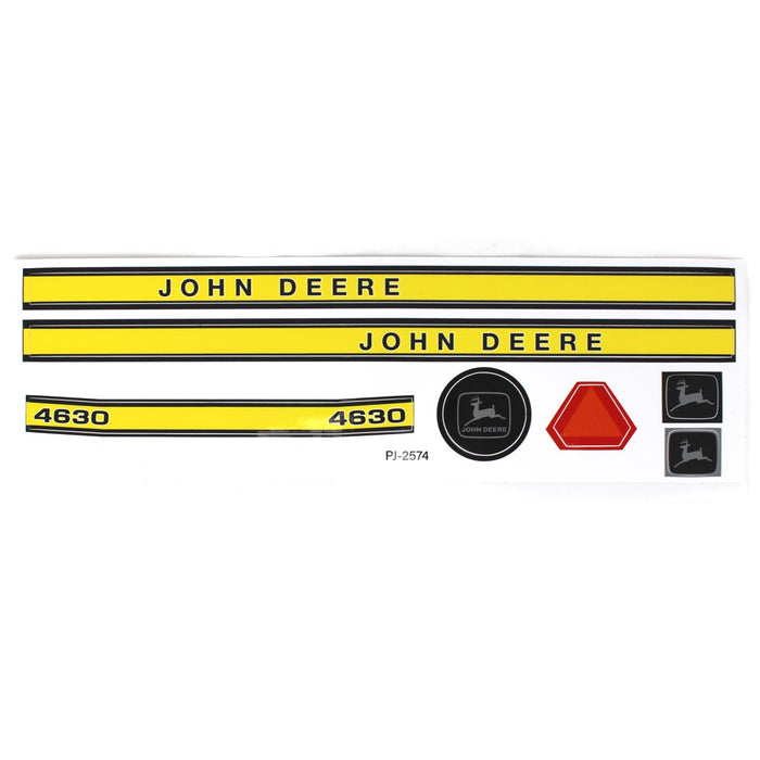 John Deere 4630 Pedal Tractor Decal Sheet