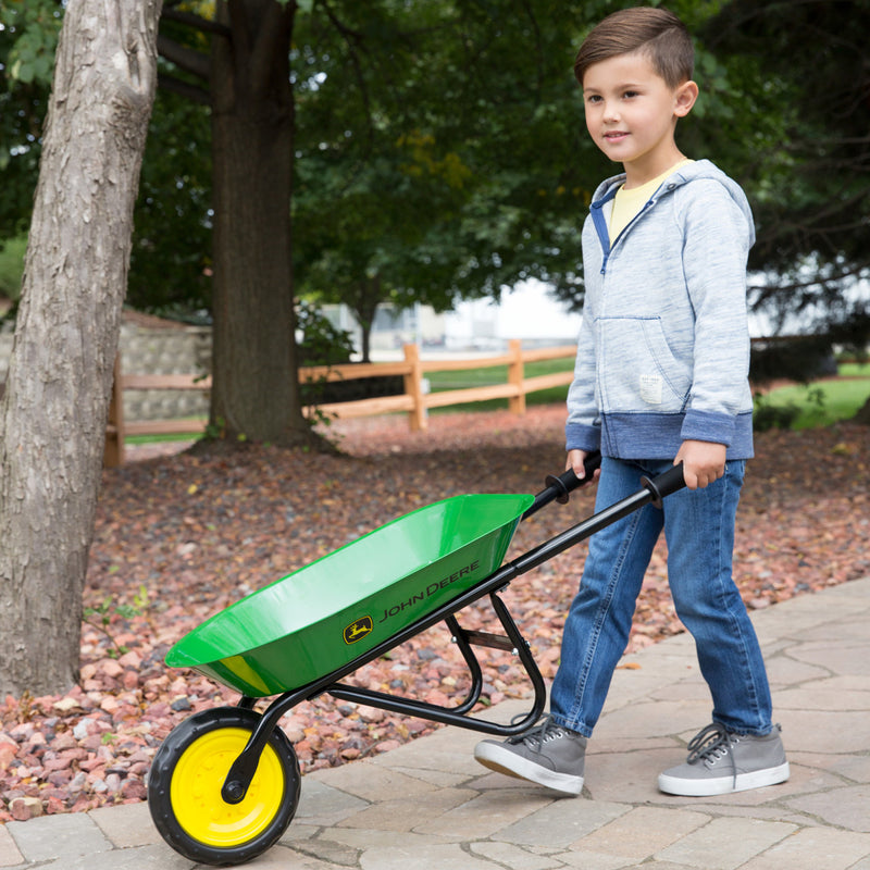 John Deere Steel Wheel Barrow