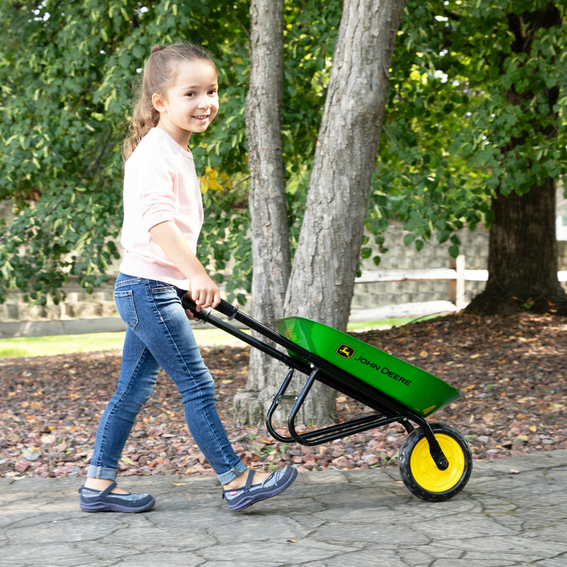 John Deere Steel Wheel Barrow