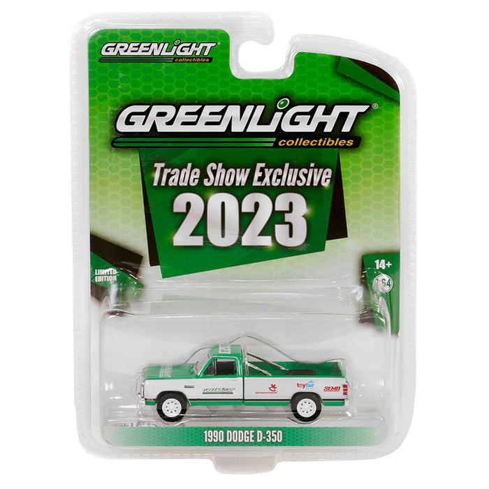 1/64 1990 Dodge D-350, 2023 Greenlight Trade Show