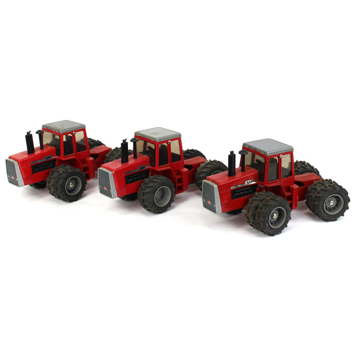 Lot of (3) 1/32 Massey Ferguson Articulating Tractors