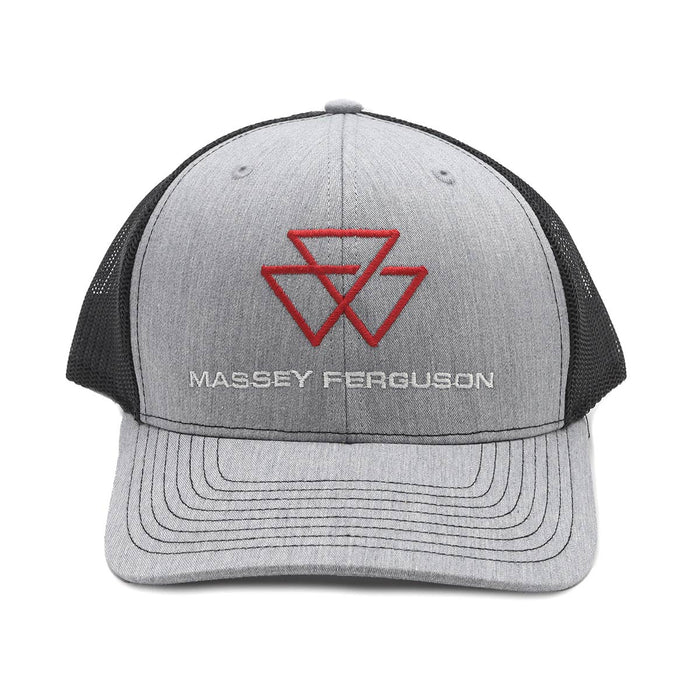 Massey Ferguson Gray Richardson Trucker Cap with Black Mesh Back