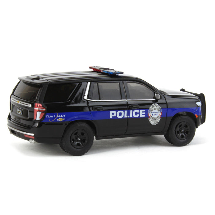 1/64 2022 Chevy Tahoe Police Pursuit Vehicle, Tim Lally Chevrolet, Hobby Exclusive