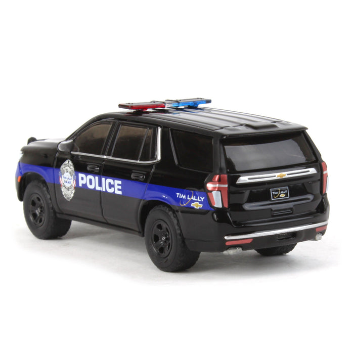 1/64 2022 Chevy Tahoe Police Pursuit Vehicle, Tim Lally Chevrolet, Hobby Exclusive