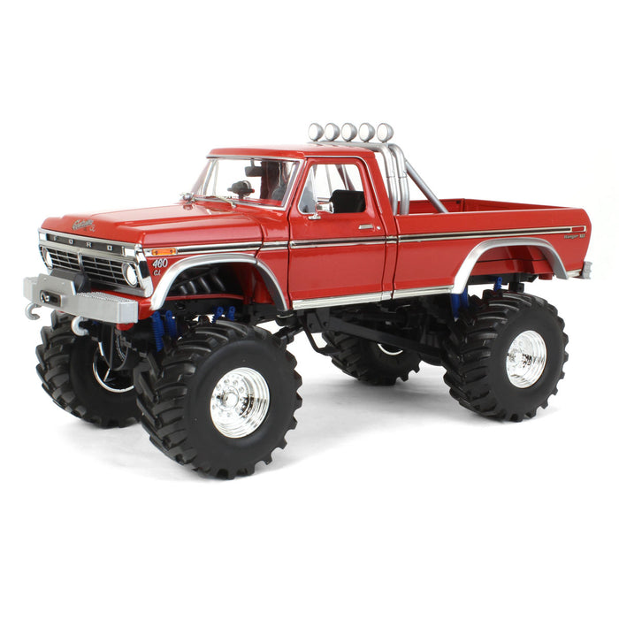 1/18 1974 Ford F-250 Monster Truck with 48-Inch Tires, Godzilla, Kings of Crunch