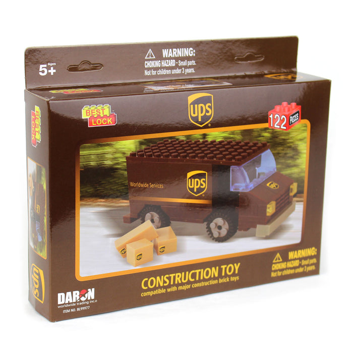 UPS 122 Piece Package Car Construction Toy
