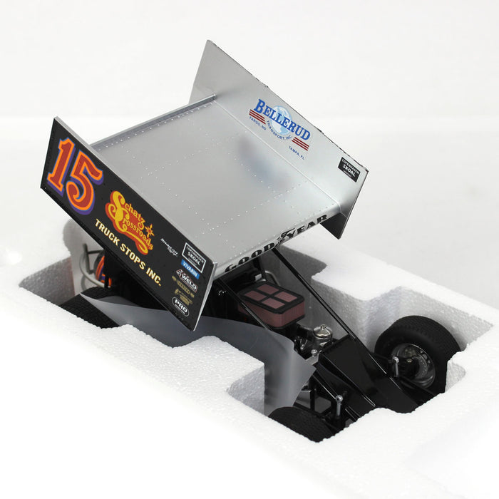 1/18 Schatz Family Crossroad Truck Stops Sprint Car #15, Donny Schatz, ACME Diecast