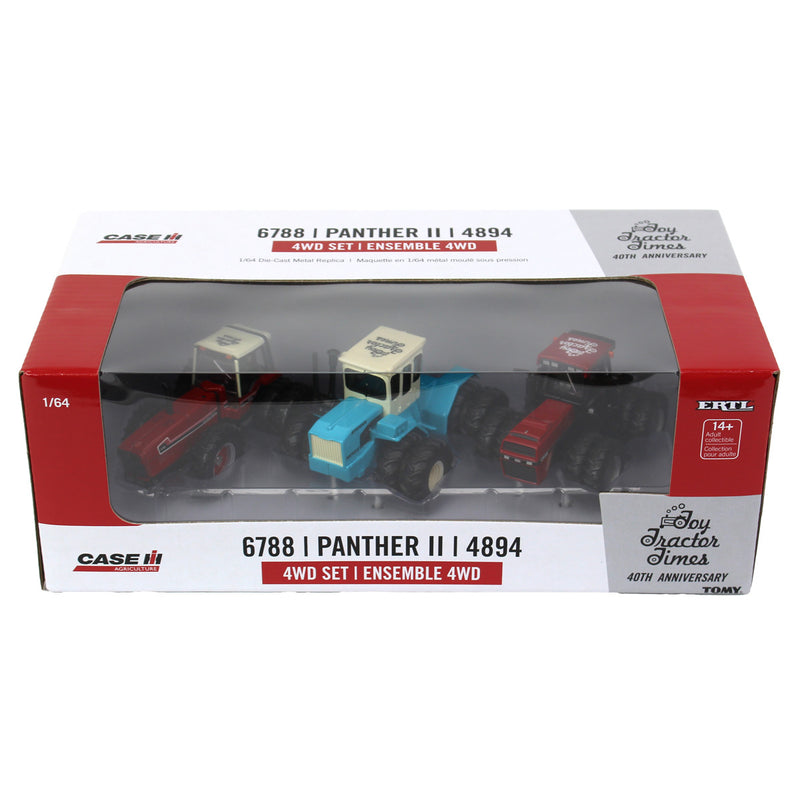 1/64 IH & Case IH 4WD Tractor Set, Toy Tractor Times 40th Anniversary