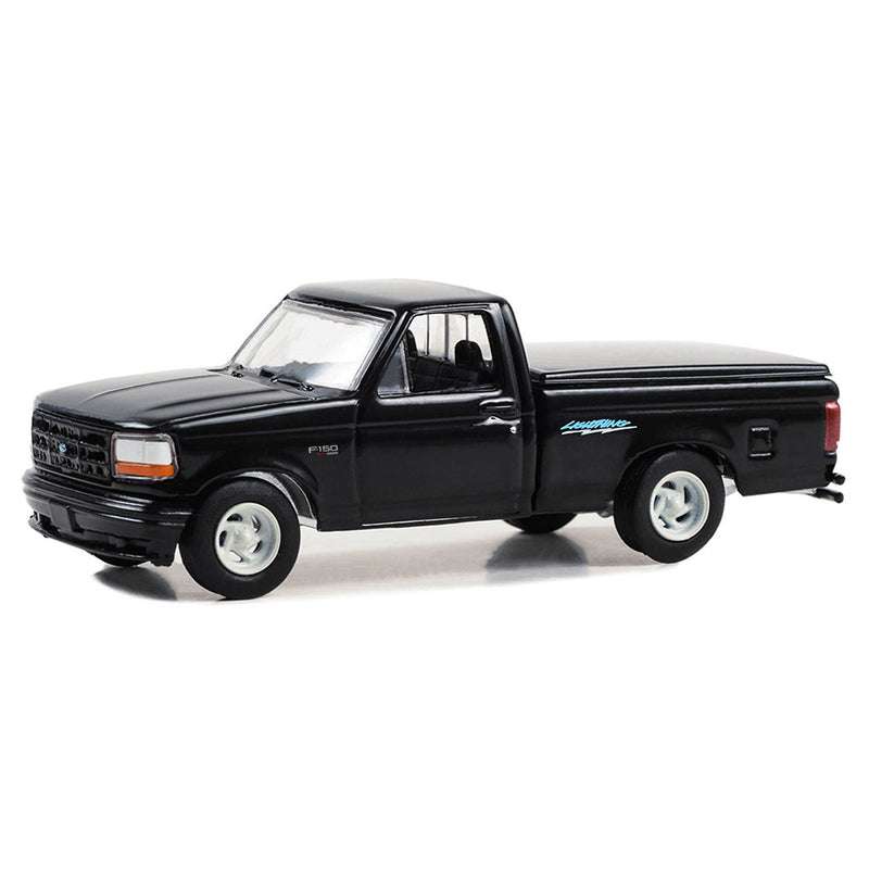 1/64 1994 Ford F-150 SVT Lightning with Tonneau Bed Cover, Black, Hobby Exclusive