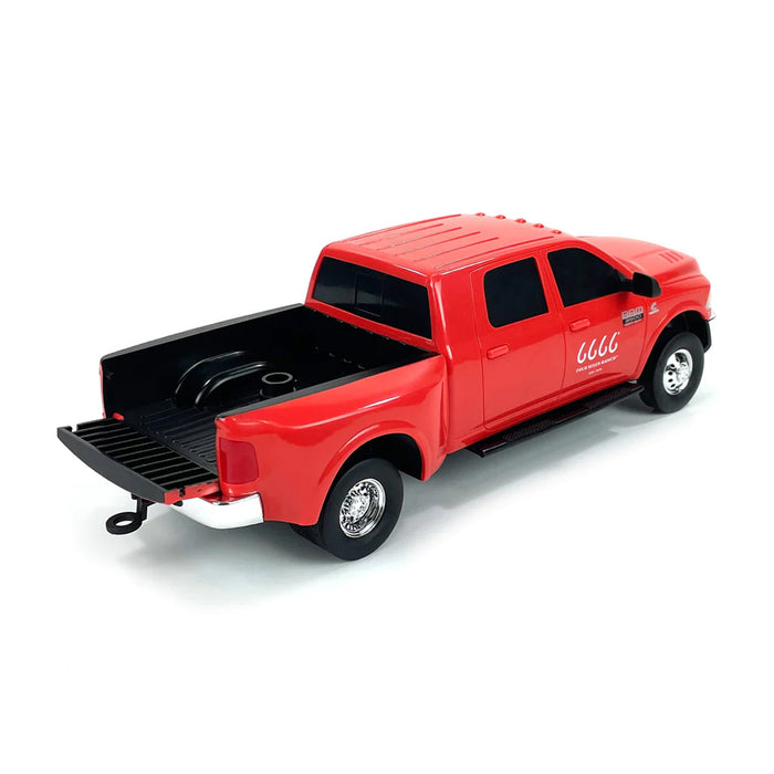 (B&D) 1/20 Four Sixes Ranch Dodge Ram 3500 Mega Cab Dually Pickup Truck - Damaged Box