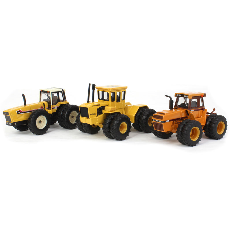 Industrial Chase Set ~ 1/64 IH & Case IH 4WD Tractor Set, Toy Tractor Times 40th Anniversary