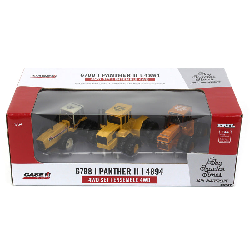 Industrial Chase Set ~ 1/64 IH & Case IH 4WD Tractor Set, Toy Tractor Times 40th Anniversary