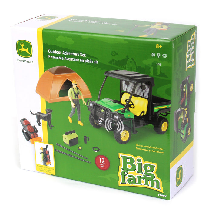 1/16 Big Farm John Deere Gator Outdoor Adventure Set