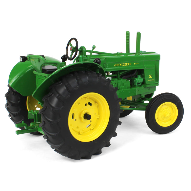 1/16 John Deere 70 Tractor with Wide Front by ERTL, 70th Anniversary Collector Edition