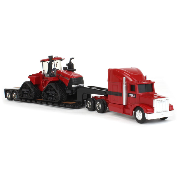 1/64 Case IH AFS Connect Steiger 620 Quadtrac with Semi & Lowboy Trailer