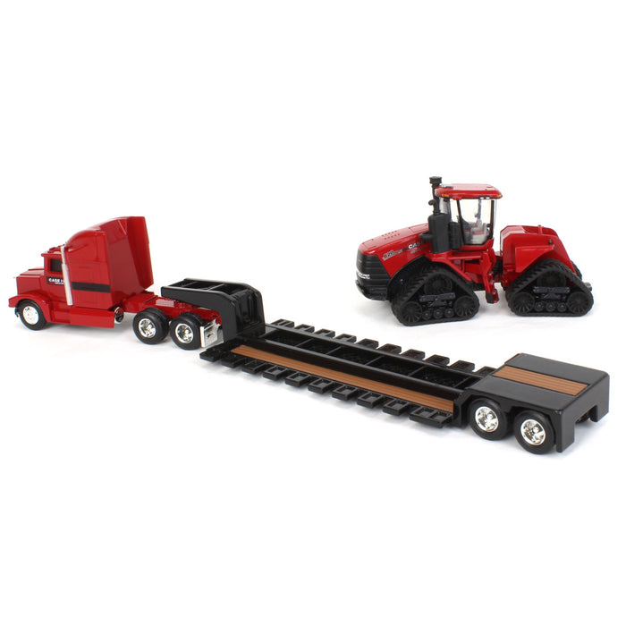 1/64 Case IH AFS Connect Steiger 620 Quadtrac with Semi & Lowboy Trailer