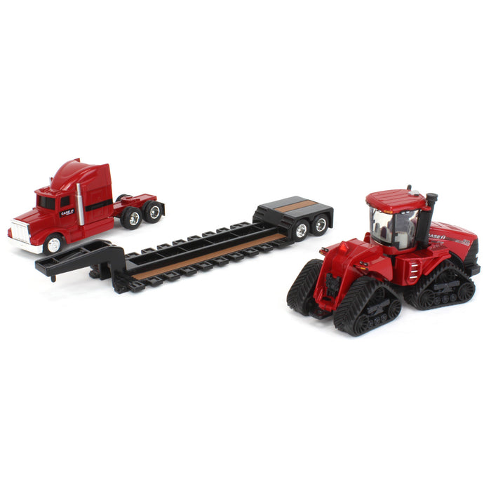 1/64 Case IH AFS Connect Steiger 620 Quadtrac with Semi & Lowboy Trailer