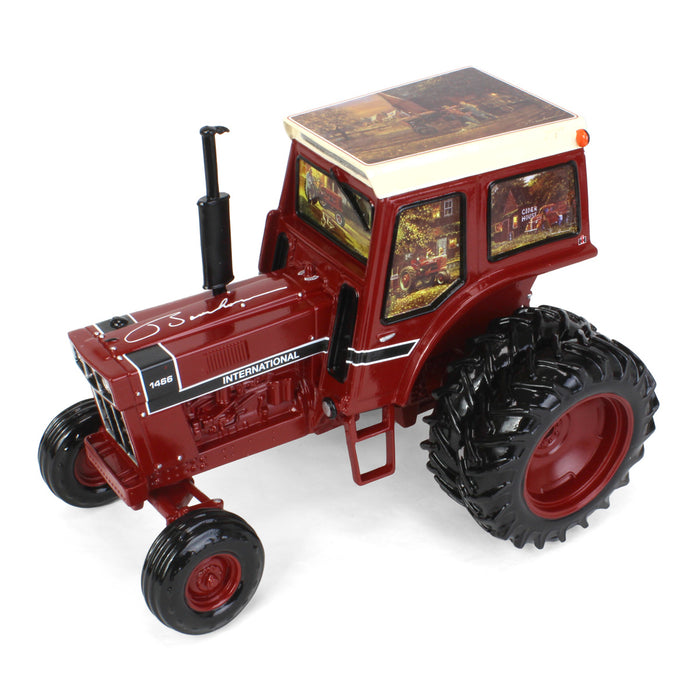 1/16 RESIN International Harvester 1466 Sculpture with Dave Barnhouse Farm Art