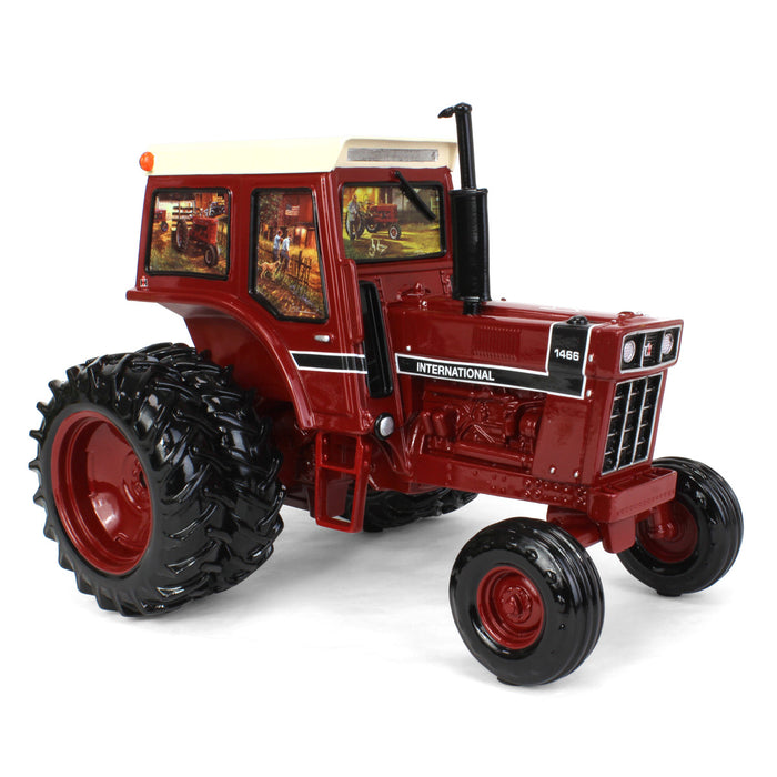 1/16 RESIN International Harvester 1466 Sculpture with Dave Barnhouse Farm Art