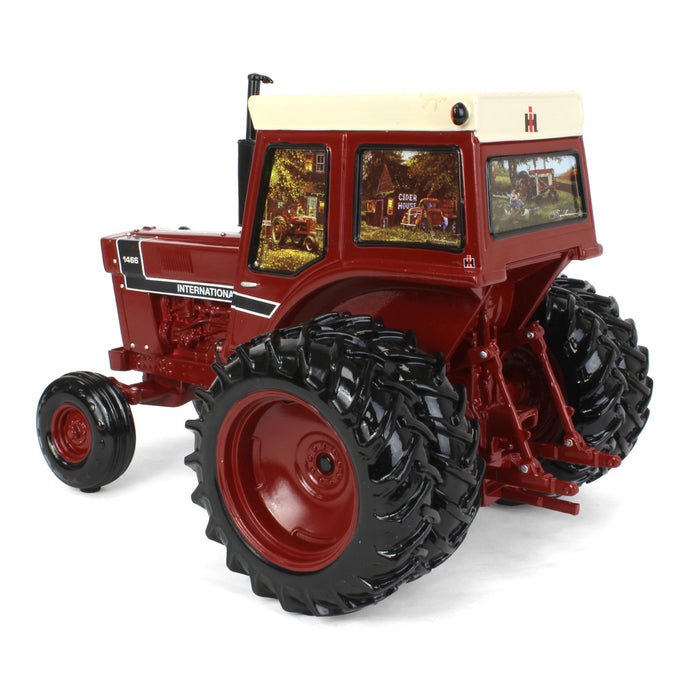 1/16 RESIN International Harvester 1466 Sculpture with Dave Barnhouse Farm Art