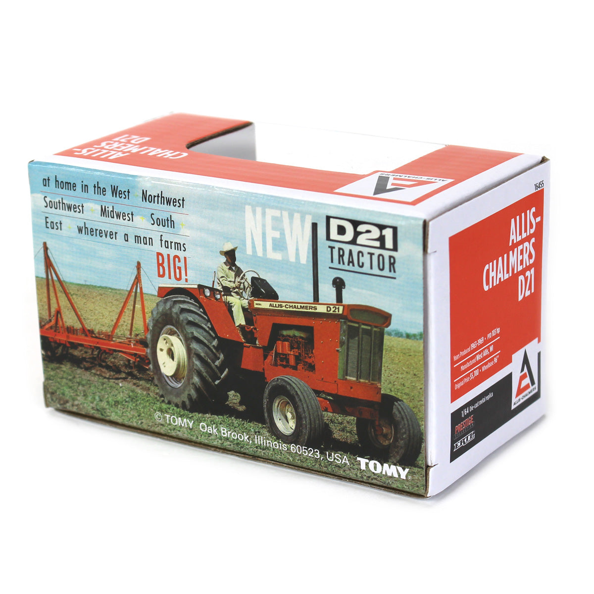 1/64 Allis Chalmers D21 Tractor with Wide Front, ERTL Collector