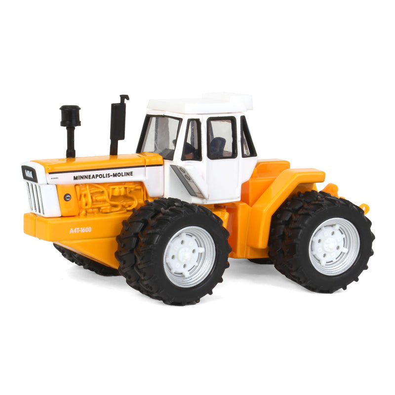 1/64 Minneapolis Moline A4T-1600 4WD Tractor with Front & Rear Duals by ERTL