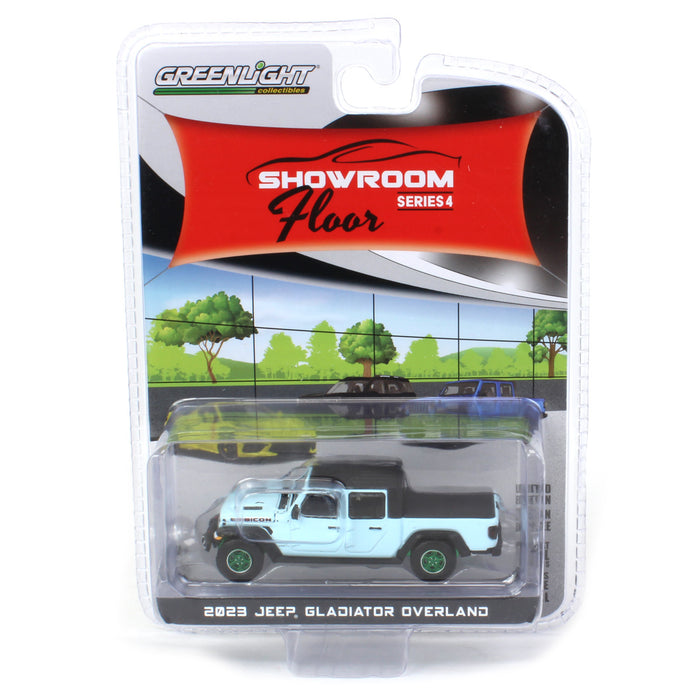 Green Machine ~ 1/64 2023 Jeep Gladiator Overland, Showroom Floor Series 4