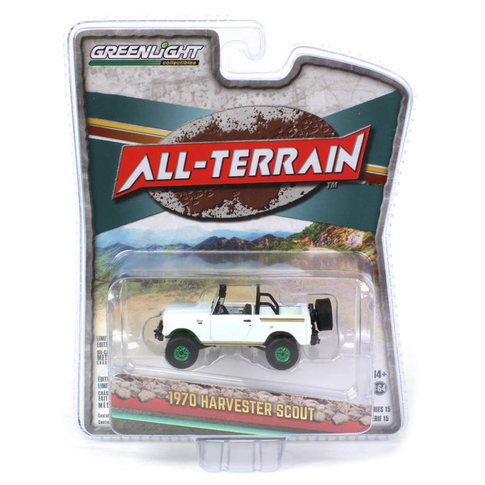 Green Machine ~ 1/64 1970 Harvester Scout Lifted with Off-Road Parts, All-Terrain Series 15