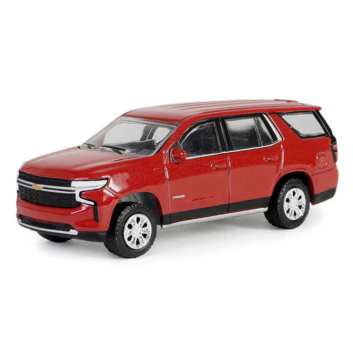 1/64 2023 Chevrolet Tahoe LS, Radiant Red, Showroom Floor Series 5