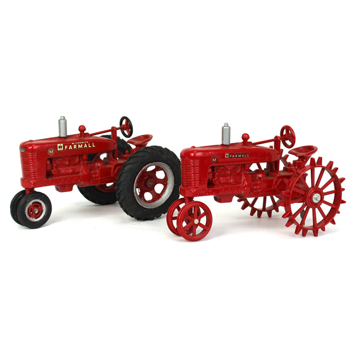 Lot of (2) 1/16 McCormick Farmall "M" Tractors - SOLD AS-IS