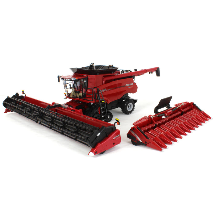 1/32 Case IH AFS Connect 9250 Tracked Combine with Corn & Grain Heads, ERTL Prestige Collection