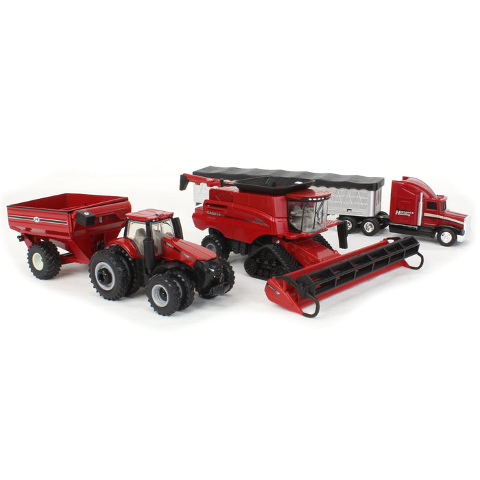 1/64 Case IH 8250 Combine Harvesting Set