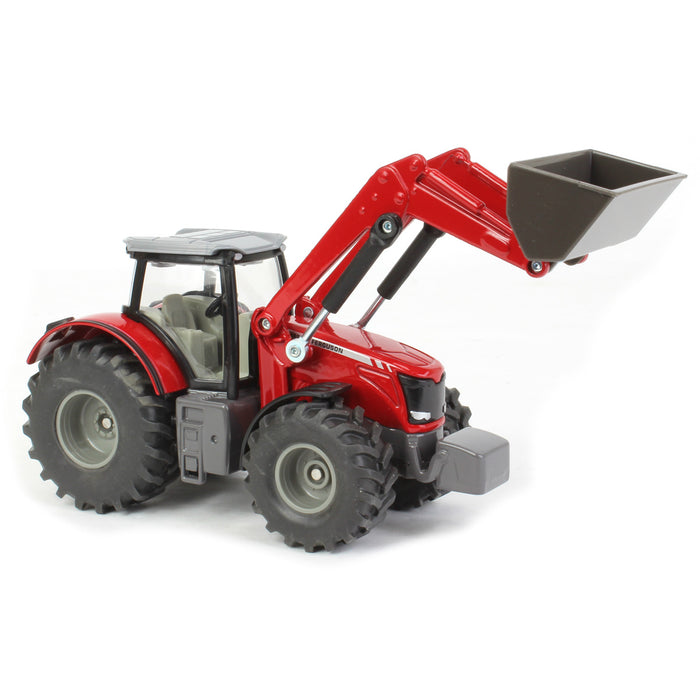 (B&D) 1/50 Massey Ferguson 8690 with Front Loader by SIKU - Damaged Box