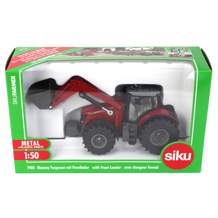 (B&D) 1/50 Massey Ferguson 8690 with Front Loader by SIKU - Damaged Box