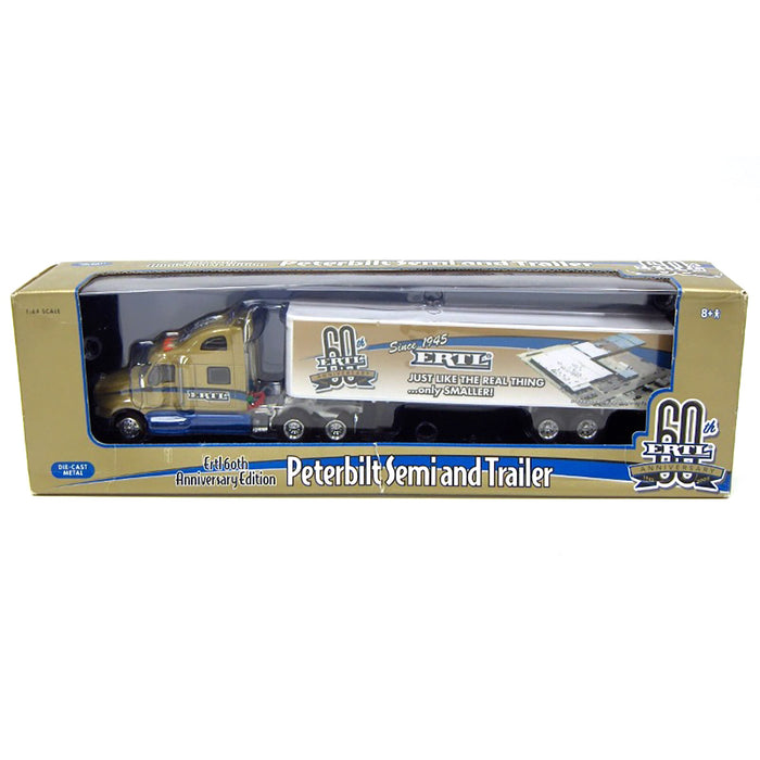 1/64 Peterbilt Semi and Trailer, ERTL 60th Anniversary Edition