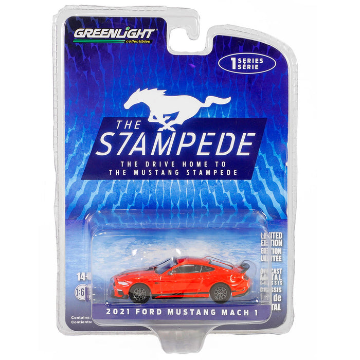 1/64 2021 Ford Mustang Mach 1, The Drive Home to the Mustang Stampede Series 1