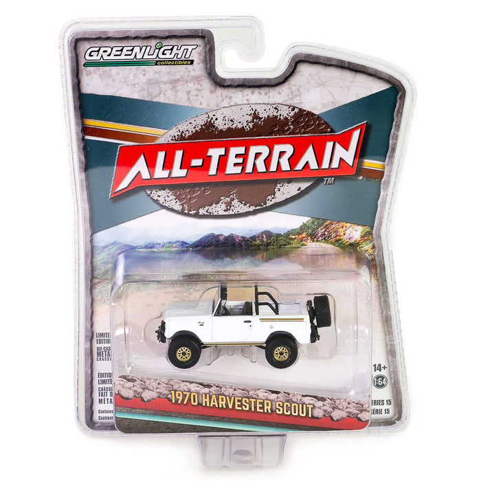 1/64 1970 Harvester Scout Lifted with Off-Road Parts, All-Terrain Series 15