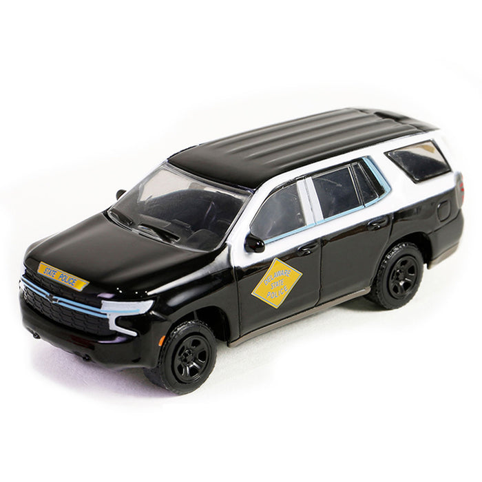 1/64 2023 Chevrolet Tahoe Police Pursuit Vehicle, Delaware State Police, Hobby Exclusive