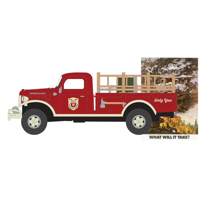 1/64 1946 Dodge Power Wagon Fire Truck "What Will It Take?", Smokey Bear Series 3