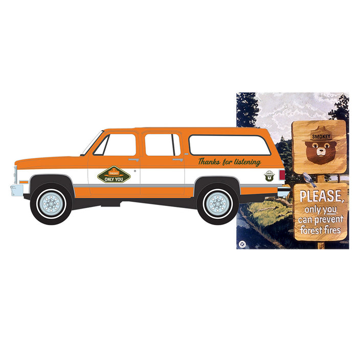 1/64 1983 GMC Suburban, Smokey Bear Series 3