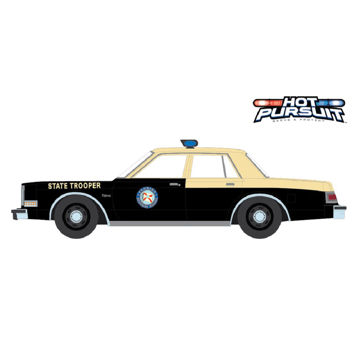 その他 HIGHWAY PATROL 1/64 1983 Dodge Diplomat, Florida Highway Patrol, Hot Pursuit