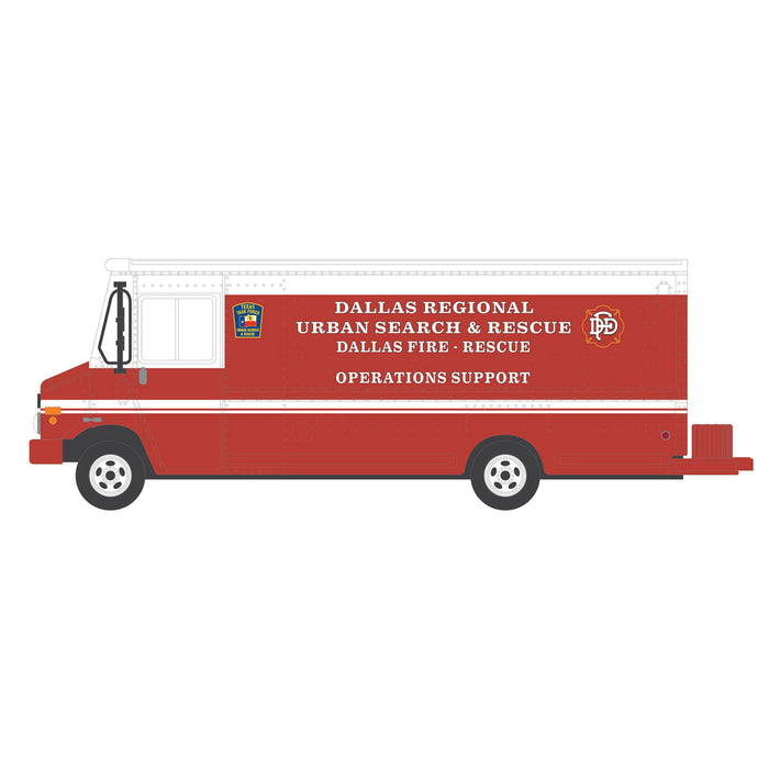 1/64 2019 Step Van, Dallas Fire Department, H.D. Trucks Series 25