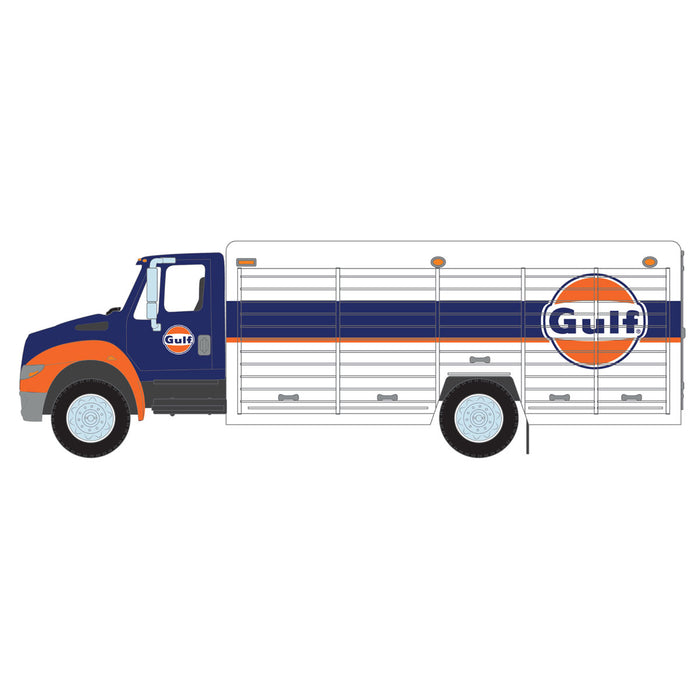 1/64 International Durastar 4400 Delivery Truck, Gulf Oil, H.D. Trucks Series 25