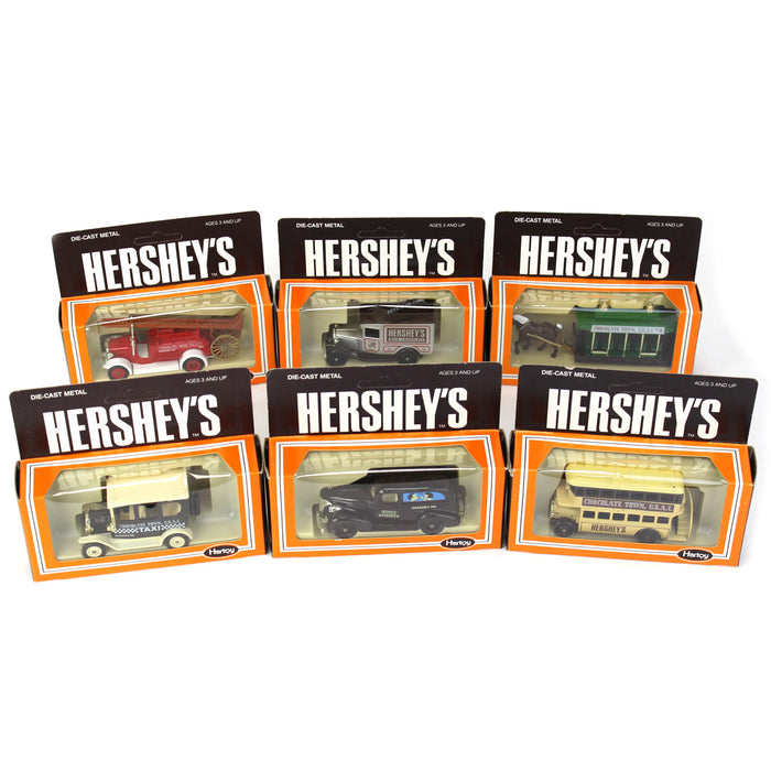 Lot of (6) Late 70s Hartoy Hershey's Trucks & Cars