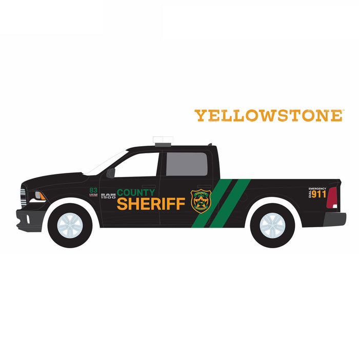 1/64 Yellowstone 2013 Ram 1500 County Sheriff, Hollywood Series 42