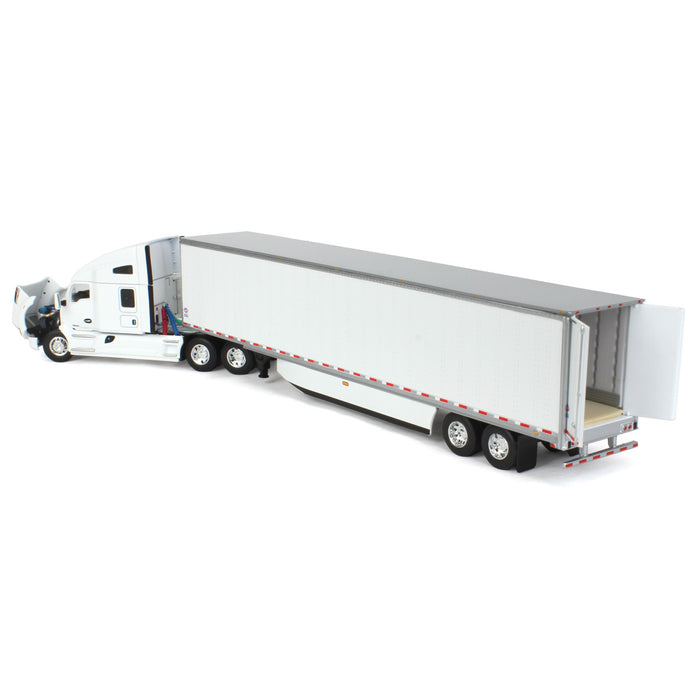 1/64 Kenworth T680 76in High-Roof Sleeper with 53ft Utility Trailer, DCP by First Gear